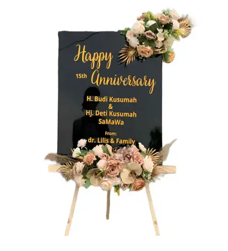 Papan Bunga Akrilik Mandala Sari
