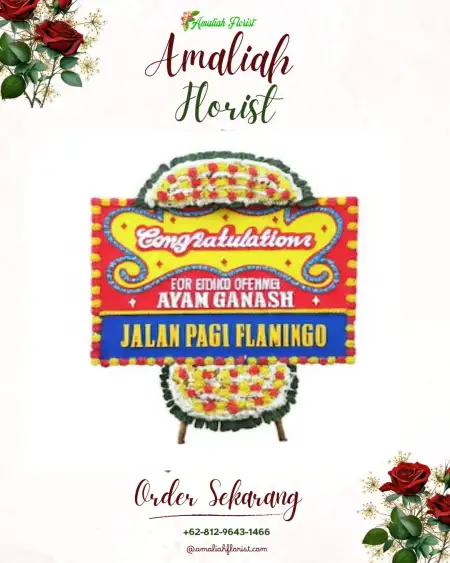 Sewa Papan Bunga Mandala Sari